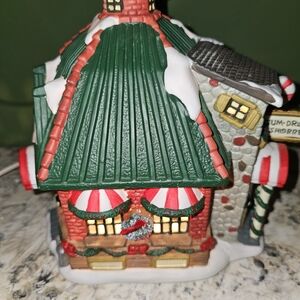 1998 St Nicholas Square Christmas Village 'The Gum Drop Shoppe Tested Works